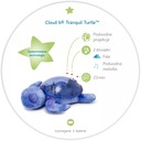 Cloud b® Tranquil Turtle™ - Noční světélko s melodií, Želva, fialová, 0m+