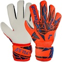 Reusch Attrakt Solid Junior Dětské brankářské rukavice, bílo/modro/oranžové, vel. S 4,5