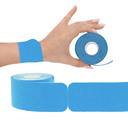 NOVAMA KINO2 VORGEFERTIGTES Kinesiologisches Tape 5cmx5m/mit Segmenten von 25cm, blau
