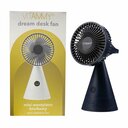 VITAMMY Dream desk fan, USB mini stolní ventilátor, černý