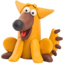 HEY CLAY Modelliermaterial für Hunde – Hund