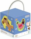 DoDo Puzzle 2-3-4 elemből 6 az 1-ben - Háziállatok