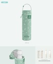 Miniland Termoobal na termosku/fľašu ECO-friendly 500 ml - mätový