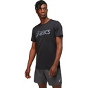 Asics Core Top Pánske športové tričko s krátkym rukávom, čierna/šedá, veľ. XXL