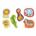 DoDo Puzzle 2-3-4 elemből 6 az 1-ben - Vadállatok