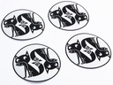 Pogu Reflektierende Aufkleber für Kinderwagenräder, Füchse, Set - 4St