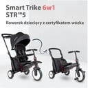 Smart Trike Skládací dětská tříkolka / kočárek 7v1 STR™5, černo-bílý
