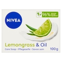 NIVEA Lemongrass &amp; Oil Pečující krémové mýdlo, 100 g