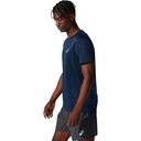 Asics Core SS TOP Herren-Sportshirt mit kurzen Ärmeln, blau, Gr XXL