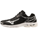 Mizuno Wave Voltage Herren-Volleyballschuhe, Schwarz/Silber, Größe L 47