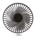VITAMMY Dream desk fan, USB mini stolní ventilátor, šedý