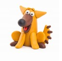 HEY CLAY Tiere Hund Modelliermasse, Hund