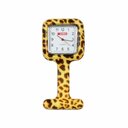 GIMA Nursing, pečovatelské hodinky silikonové, fantasy leopard