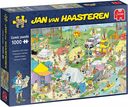 Jumbo Jan van Haasteren Puzzle - Kempingezés az erdőben 1000 db