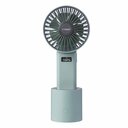 VITAMMY Dream Roto fan, USB mini stolní ventilátor s otočnou základnou, šedá