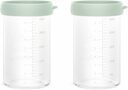 Miniland ECO-friendly Skleněné nádoby 2x250 ml s izotermickou taškou, Žabka