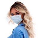NOVAMA MASK Trojvrstvová medicínska maska na gumičky, výhodné balenie 1200 ks (120x10 ks)