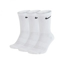 Nike Everyday Cush 3P Sportsocken, weiß, groß 38-42, 3 Paare