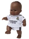Miniland Realistická bábika Real Madrid – Chlapček (Afričan), 21 cm