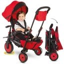 Smart Trike STR7 Zusammenklappbares Kinderdreirad/Kinderwagen, 8 in 1, rot, 6 Monate bis 3 Jahre