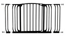 Dreambaby Chelsea Combo Set Zábrana (šírka 97-106cm x výška 75cm)+ rozšírenie 9cm,18cm