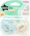 Tommee Tippee CTN Silikonový Dudlík AnyTime 0-6m, 2ks