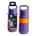 Tommee Tippee Superstar FlipTop, Sportovní láhev s brčkem, 500ml, 18m+, fialová