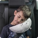 BenBat Mooni Cestovný vankúš do auta, mesiac - šedá
