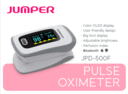 JUMPER JPD-500F pulzus oximéter OLED képernyővel és Bluetooth-tal