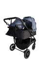 Baby Monsters Kočík pre dvojičky Easy Twin 4 Full Box – Modrý