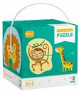 DoDo Puzzle 2-3-4 elemből 6 az 1-ben - Vadállatok