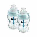 Tommee Tippee CTN Babyflasche ADVANCED ANTI-COLIC langsamer Durchfluss, 260 ml 0m+, 2 Stk