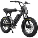 Macfox X1S Elektrický bicykel (Moped-Style), Fat Bike kolesá, vysoký dojazd, čierna