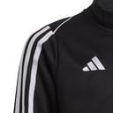 Adidas Tiro 23 TR JR Kinder-Sportsweatshirt mit Reißverschluss, schwarz, groß. 164