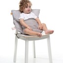 BabyToLove Nomade Stoff-Reisehochstuhl mit Bezug für die Rückenlehne – weiße Sterne