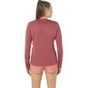 Asics Core LS Top Damen Langarm-Sportshirt, Dunkelrot, Gr L