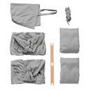 Membantu Basic Dvojitý hojdací vak pre dvojičky – Šedý