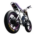 Macfox X1S Elektromos kerékpár (Moped-stílus), Fat Bike kerekek, nagy hatótávolság, lila