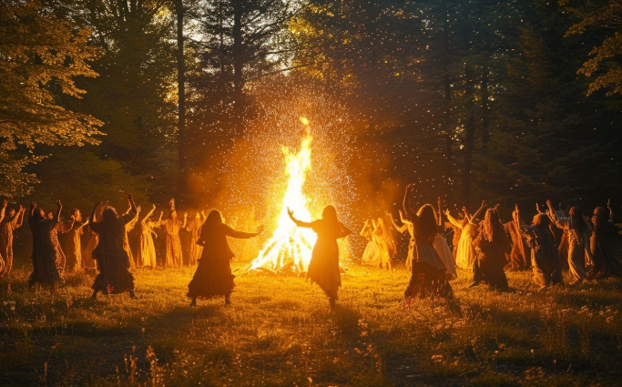 rituál veľkých ohňov