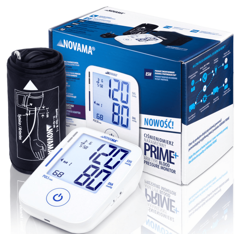 Novama Prime+ - Prečo je tento tlakomer ideálny pre domácu kontrolu tlaku.