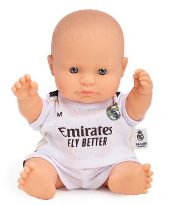Miniland Realistická bábika Real Madrid – Chlapček (Európan), 21 cm
