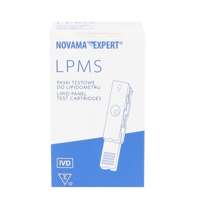 Novama Expert Testovacie prúžky 4v1 pre Lipidometer Novama Expert (10 ks + čip)