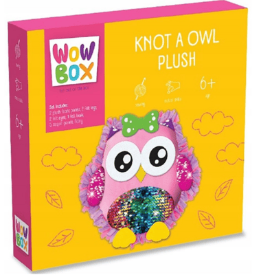 WOW BOX Kreatívna sada Vankúš Sova