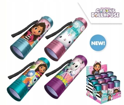 Dětská LED baterka Euroswan Gabby's Dollhouse 4 vzory