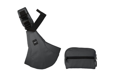 Boba Buddy Sling Ergonomický bedrový nosič na bok (8–20 kg), 100% bavlna, šedý