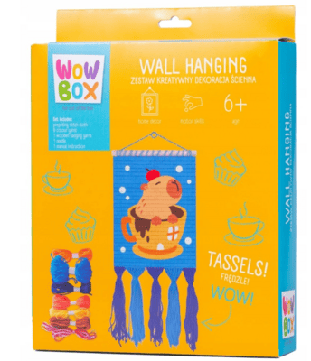 WOW BOX Kreatívna sada Makramé Kapibara v hrnčeku