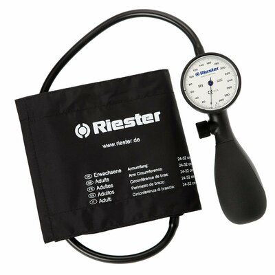 RIESTER R1 SHOCK - PROOF 1251-150, Ambuláns óranyomásmérő fehér számlappal