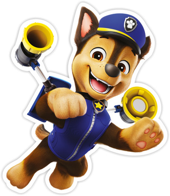 Nickelodeon Wanddekoration Paw Patrol - Chase in Aktion
