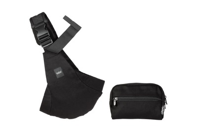 Boba Buddy Sling Ergonomický bedrový nosič na bok (8–20 kg), 100% bavlna, čierny