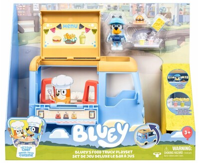 BLUEY Étel kiszállító autó